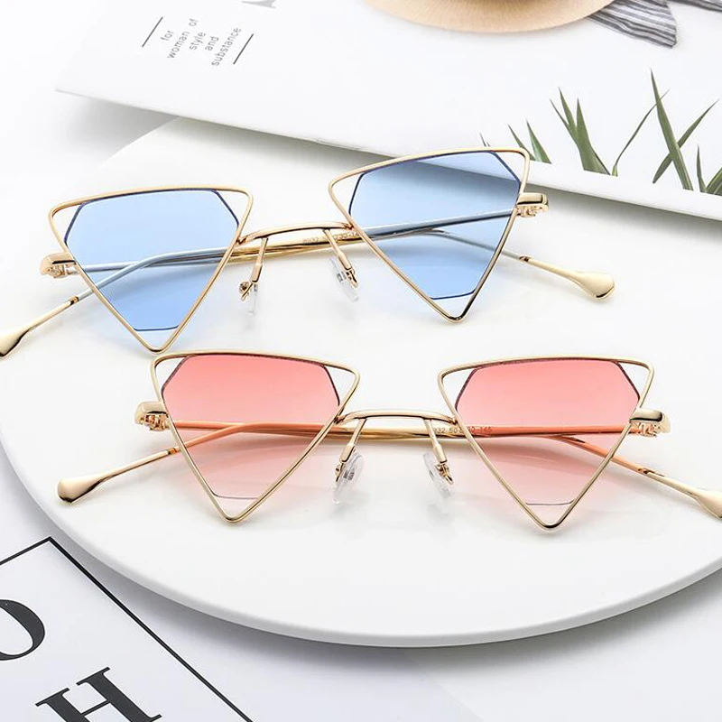 

Dokly Fashion Triangle frame Vintage Sunglasses Women Brand Designer Sun Glasses Women Oculos De Sol Feminino Gafas