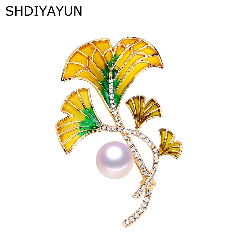 SHDIYAYUN 2019 новая жемчужная брошь из натурального пресноводного жемчуга Необычные