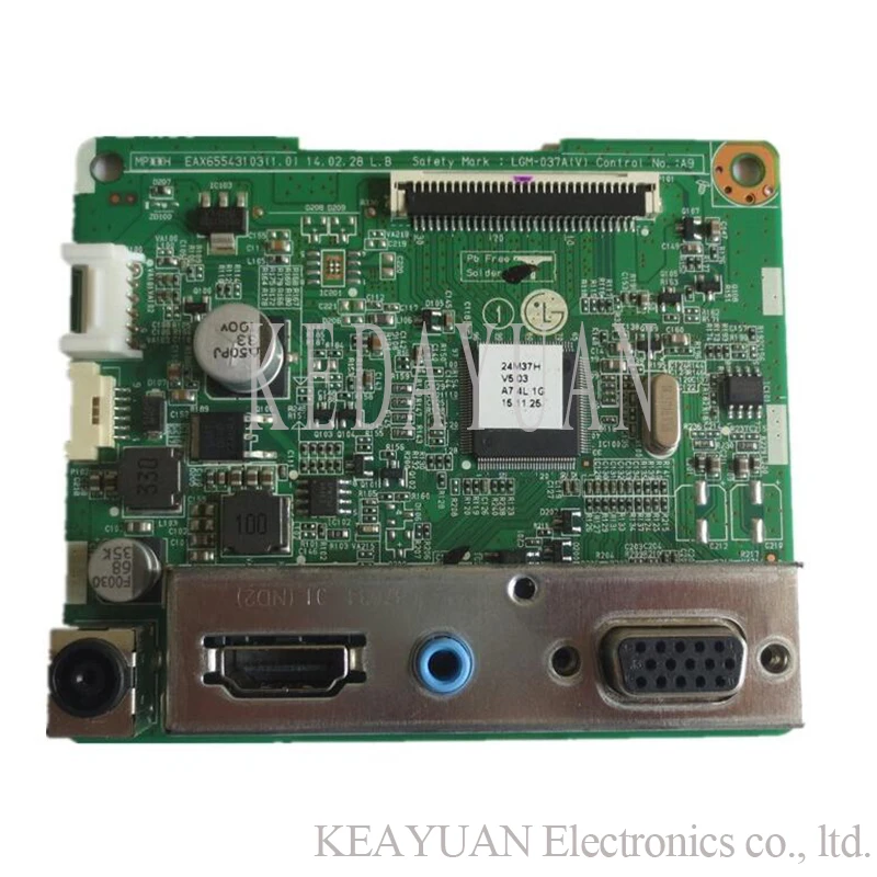 Тест для LG 24M37H-B EAX65543103 LGM-037A приводная плата