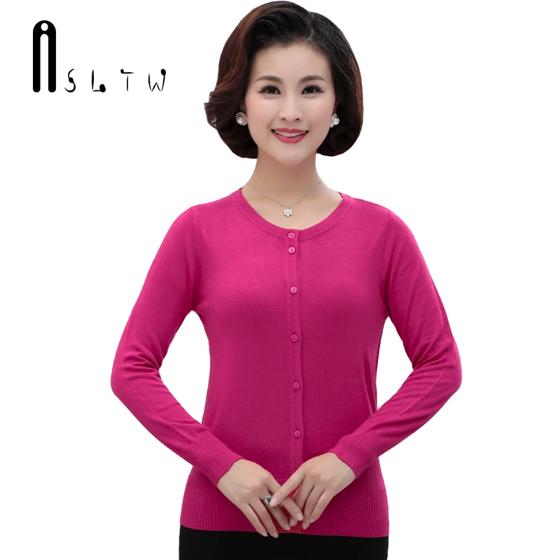 ASLTW Female Cardigan New Casual Long Sleeve O Neck Poncho Sweater Plus Size Solid Color Women |