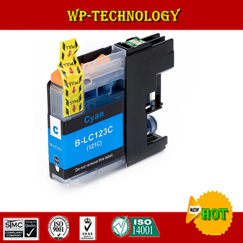 8PK совместимый чернильный картридж для принтера Brother LC123 DCP J552DW J752DW картриджи