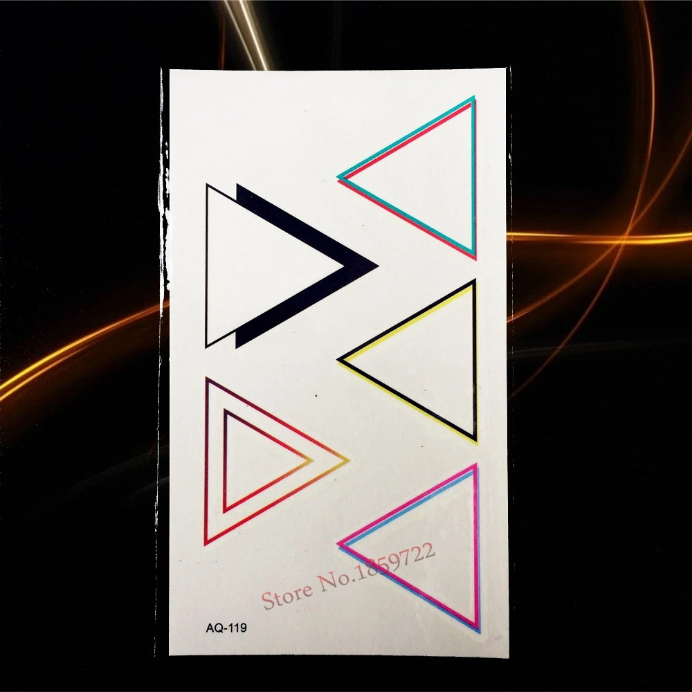 Горячая Романтическая любовь ЭКГ сердцебиения дизайн татуировки наклейки AQ080