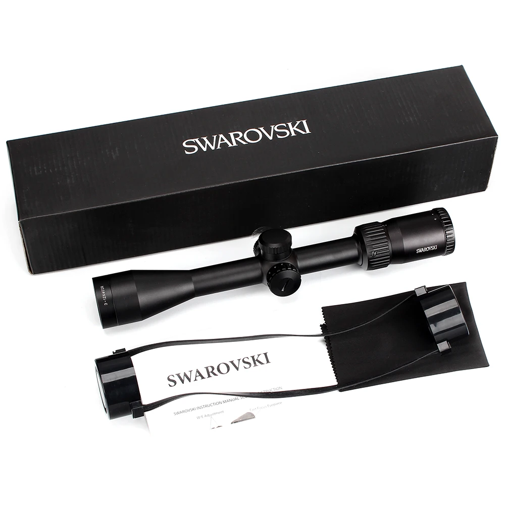 Китай (материк) SWAROVSKl 3-12X40 ИК прицел F191 подсвеченный красным Стекло гравированный