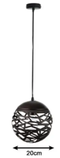 Black 1 head Dia20cm Современный светодиодный подвесной светильник, белый, черный, металлический, круглый подвесной светильник для лестницы, столовой, гостиной, подвесной светильник ing - Цвет корпуса: Black 1 head Dia20cm