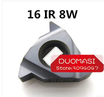 

16 IR 8 W, индексируемый карбид вольфрама резьбы Токарные Вставки для резьбовой токарный держатель, резьбы токарный инструмент Держатели