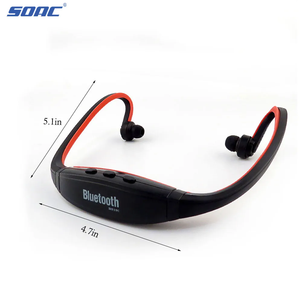 Neckband Bluetooth Earphone Wireless built in Microphone Support TF Card Slot FM Hands Free | Электроника