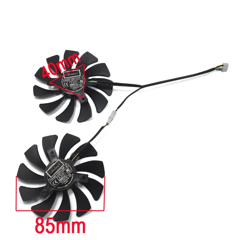 85 мм HA9010H12F-Z 4Pin кулер вентилятор Замена для MSI GTX 1060 6G INNO3D GTX1060 ураган GTX 1050 графическая плата, вентиляторы