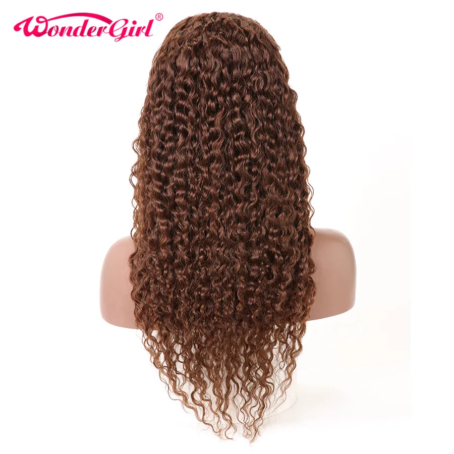 Wonder girl 13x6 волна воды парик бразильские волосы Glueless фронта шнурка человеческих