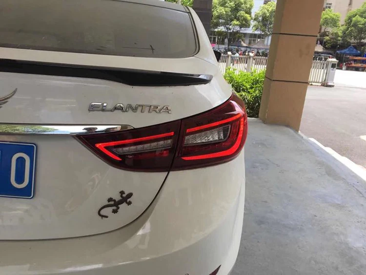 Автомобильный Стайлинг задние фонари фонарь чехол для hyundai Elantra 2012- hyundai Elantra задние фонари светодиодный taillghts задний фонарь светодиодный