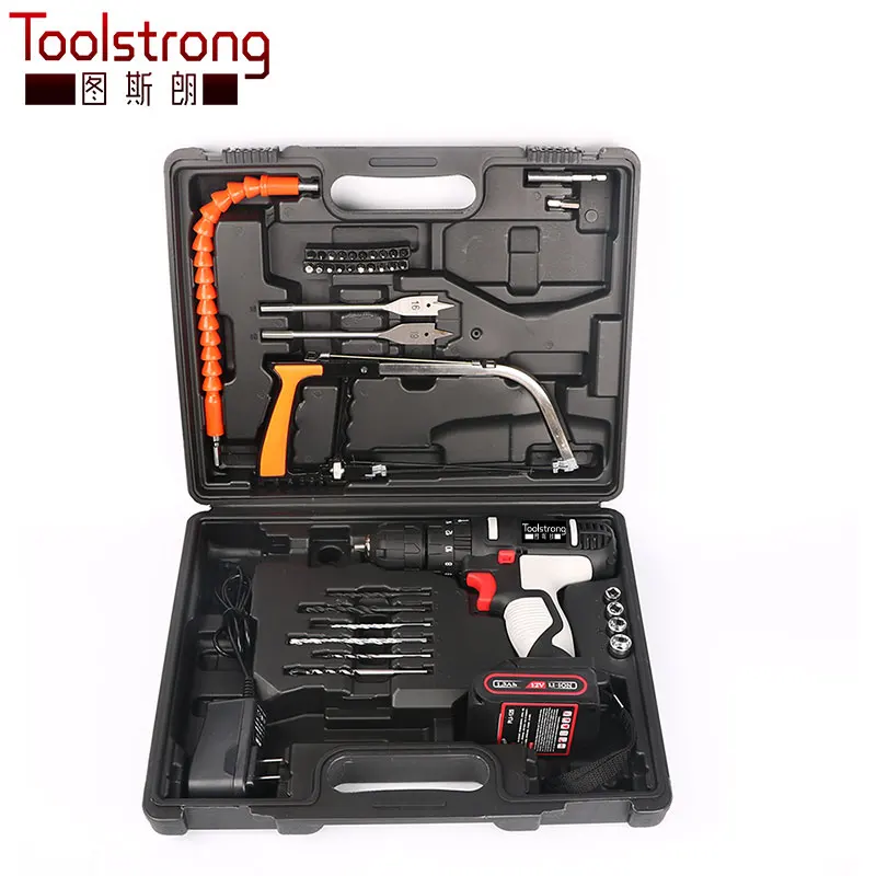 Toolstrong 12V 20N. М DC мобильное Мощность литий-ионный Батарея Аккумуляторная дрель Мощность Ударная дрель мини furadeira TSL-1504B