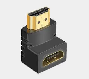 SeenDa HDMI разъем позолоченный Мужской Женский HDMI адаптер 4K конвертер удлинитель 270 90 градусов под прямым углом для 1080P HDTV - Цвет: Down