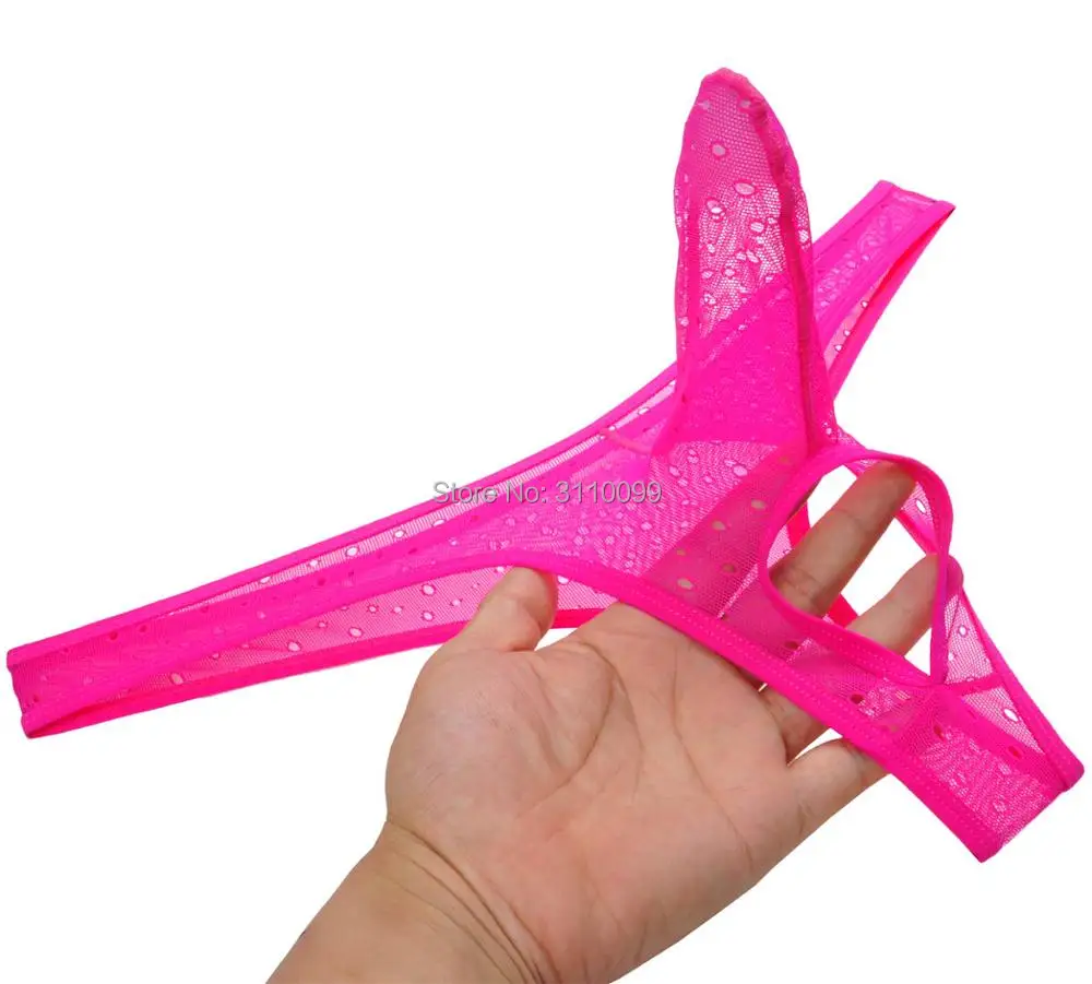 Пикантное бикини с усовершенствованным мешочком для пениса жаккардовые Стринги