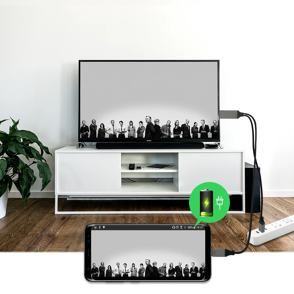 Для Macbook New Pro 13 15 USB C переходник Type в HDMI 4K 30Hz UHD Graphics Video Extender 3 1 Smart Power Charge|usb-c type-c|usb