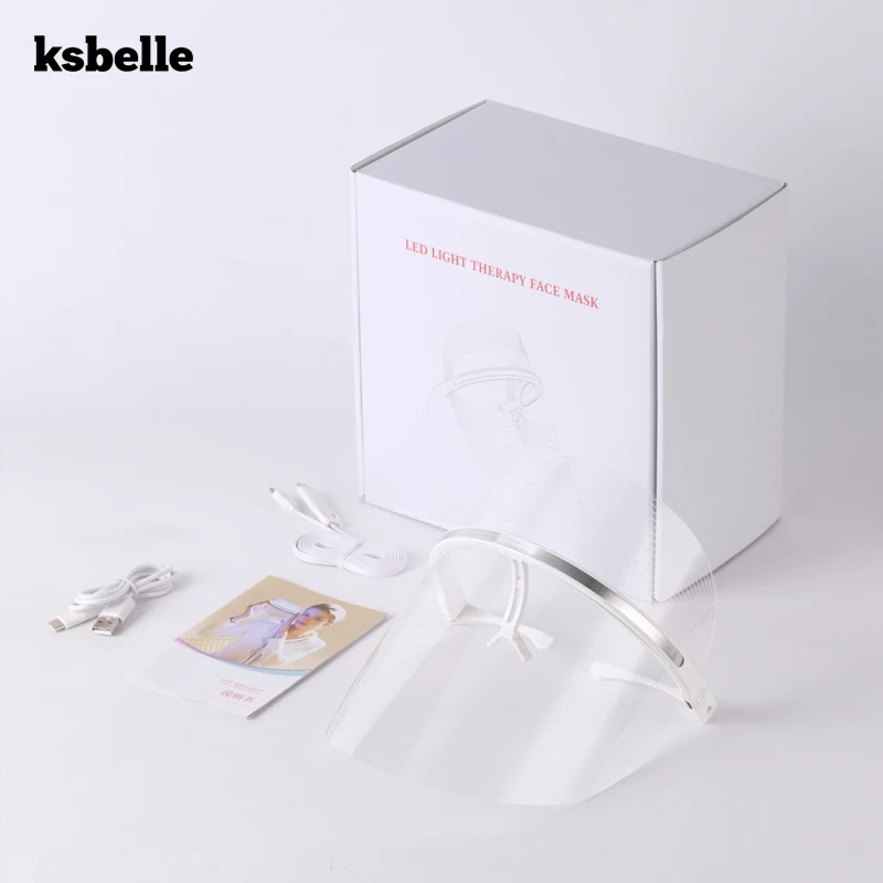 Абсолютно Новый 3 цвета фотон Электрический светодиодный маска для лица