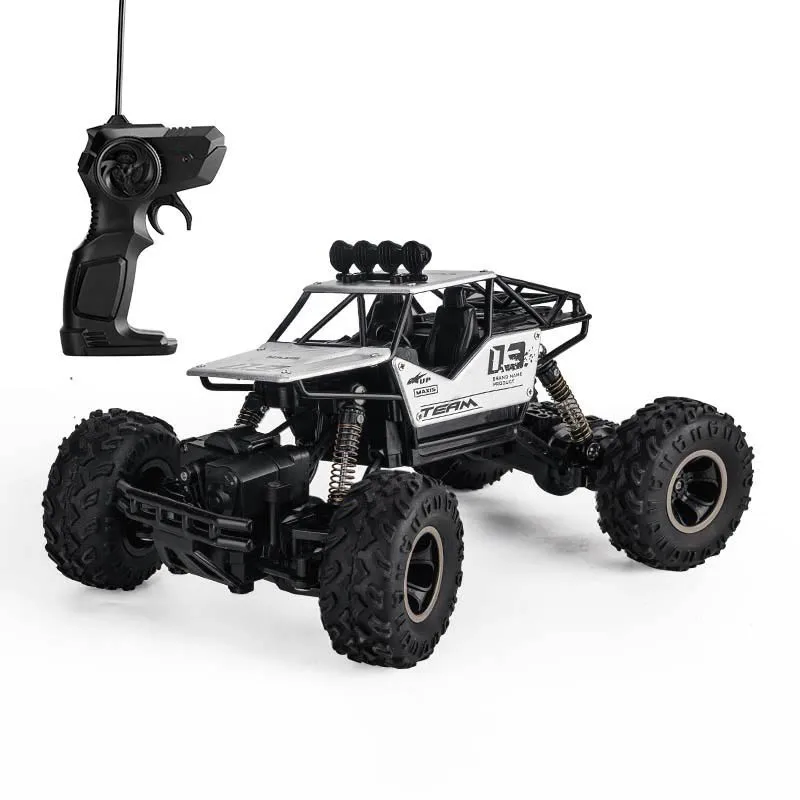 28cm silvery 1:12 4WD RC автомобили обновленная версия 2,4G радиоуправляемые игрушечные машинки RC скоростные грузовики внедорожные Грузовики Игрушки для детей - Цвет: 28cm silvery