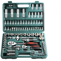 94pcs car repair tool kit socket set ratchet wrench screwdriver bits multifunction hand tools for auto repair