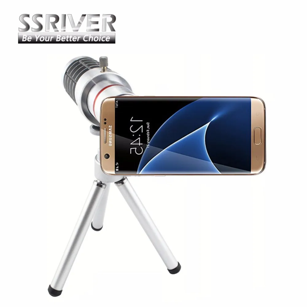Ssriver для Samsung Galaxy S7 Edge 16X зум-объектив телескопа Объективы фотоаппаратов комплект