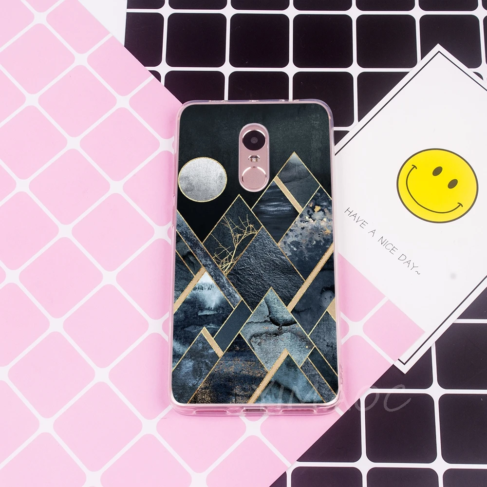Чехол с листьями для Xiaomi Redmi 6 4X 5A 4A S2 Note 4 5 Pro Plus Mi 8 9SE A2 A1 MiX 2S MAX 3 |