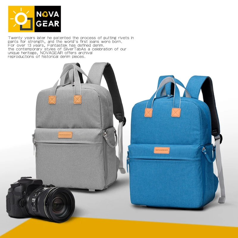 

NOVAGEAR 80706_C DSLR Camera Bag Photo Bag Camera Backpack Universal Large Capacity Travel Camera Backpack For Canon/Nikon