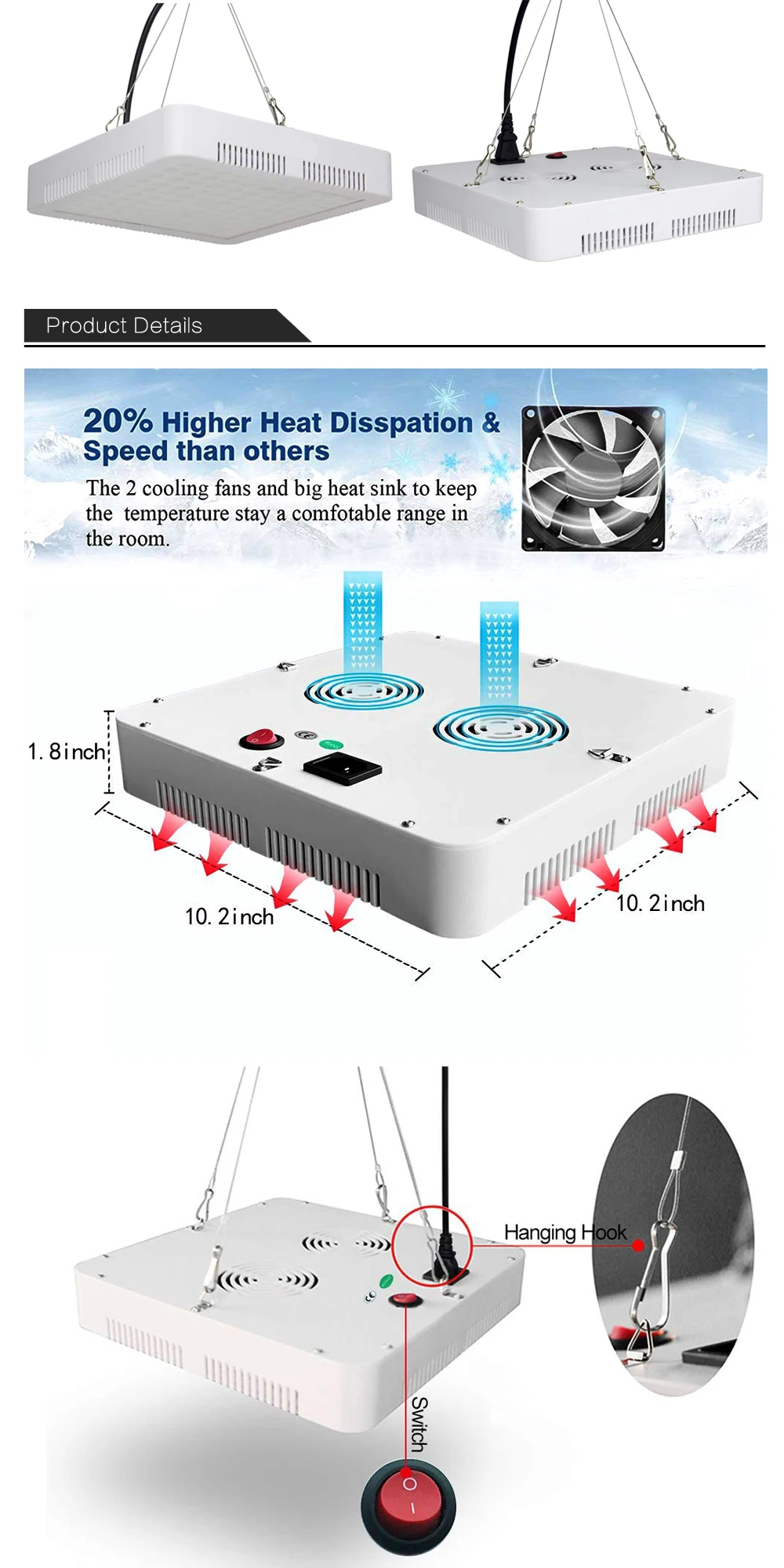 Полный спектр 300 Вт Светодиодный светильник для выращивания AC85-265V УФ ИК-лампа для растений для комнатных теплиц для выращивания палаток растений Гидропоника
