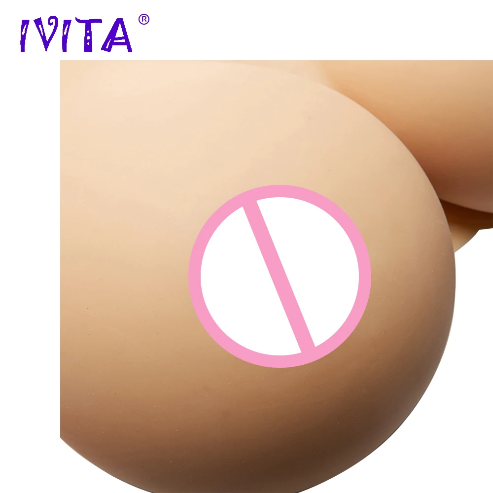 Реалистичная силиконовая грудь IVITA 3600 г искусственные груди для планшетов |
