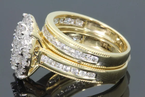 Luxury Promise ring sets 925 Sterling silver Cubic Zirconia Statement Party Wedding Band Rings for women Flower Finger Jewelry | Украшения