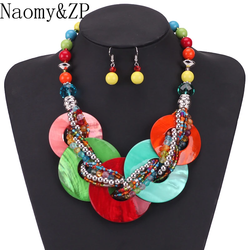 Naomy&ampZP Big Choker Necklace For Women Boho Statement Maxi Vintage Ethnic Punk Fashion Accessories Jewelry | Украшения и