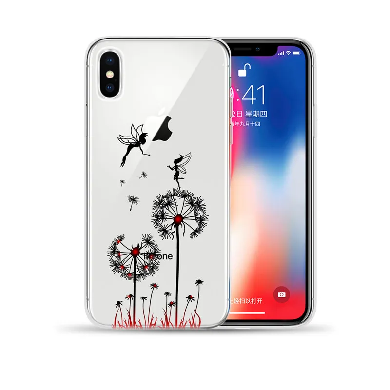 Мягкий чехол RUICCASE из ТПУ с изображением мороженого цветов единорога тинкербелла