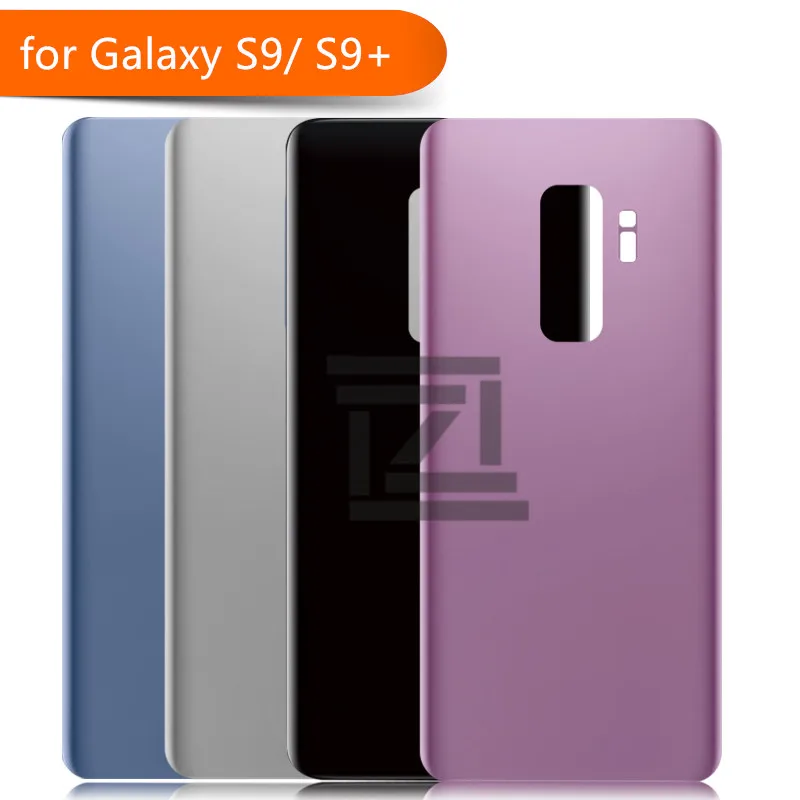 

Задняя крышка аккумулятора для Galaxy S9 G960 S9 Plus G965, Samsung Galaxy S9, стеклянная задняя крышка корпуса, запасные части для ремонта