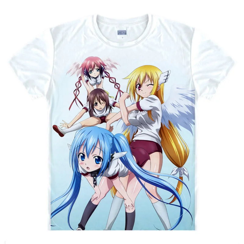 Style 18 Coolprint аниме рубашка Сора Нет футболки Otoshimono мульти-стиль короткий рукав небеса Lost свойства Ikaros Косплей Motivs рубашки - Цвет: Style 18