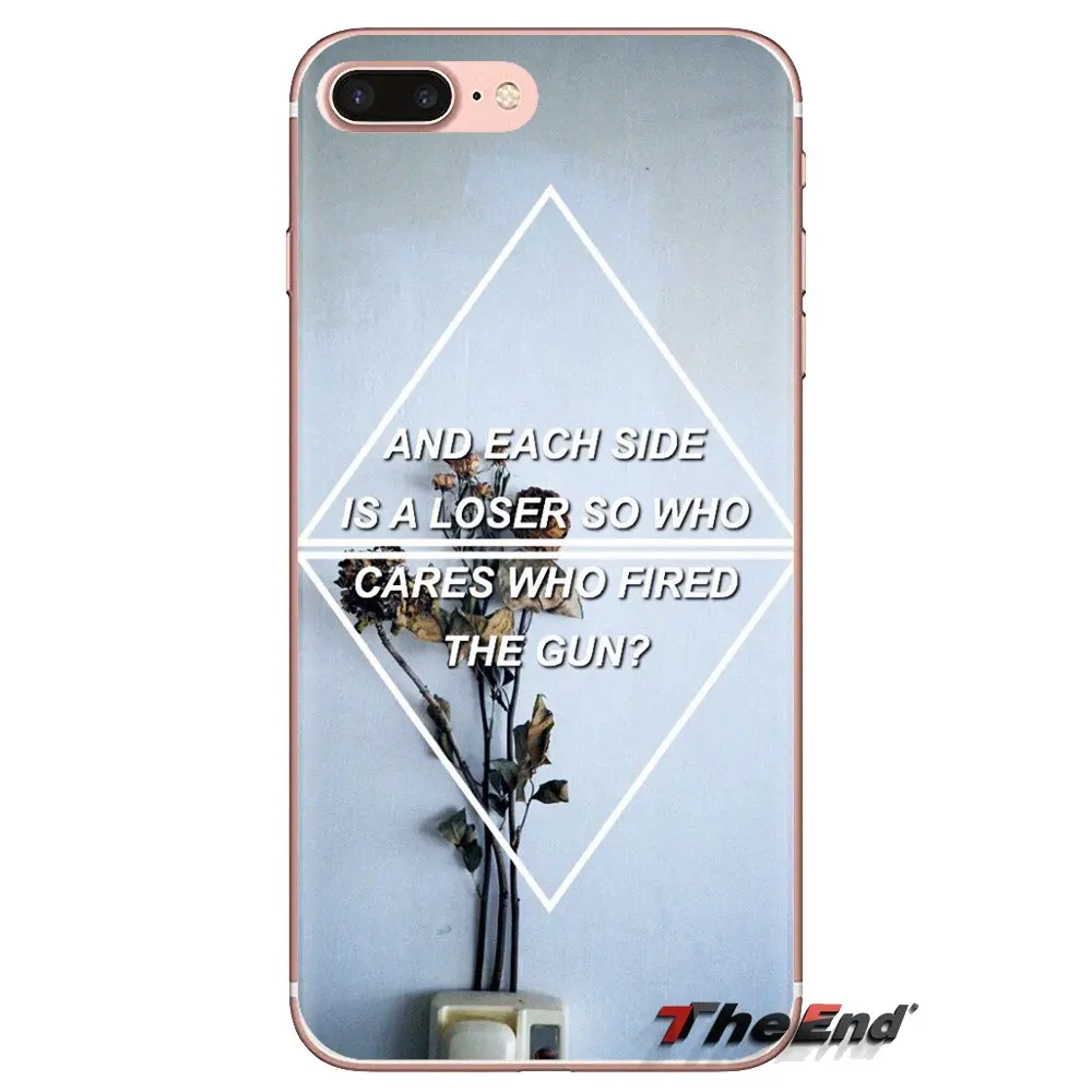 Florence And The Machine quote Art For Xiaomi Redmi 4A S2 Note 3 3S 4 4X 5 Plus 6 7 6A Pro Pocophone F1 Transparent TPU Bag Case |
