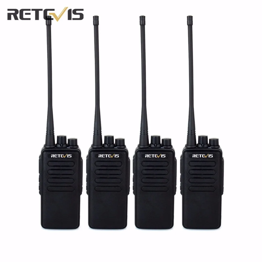 4 шт. рация Retevis RT1 10 Вт/5 Вт UHF 400-520 МГц 1750 Гц сканирование VOX скремблер двухстороннее