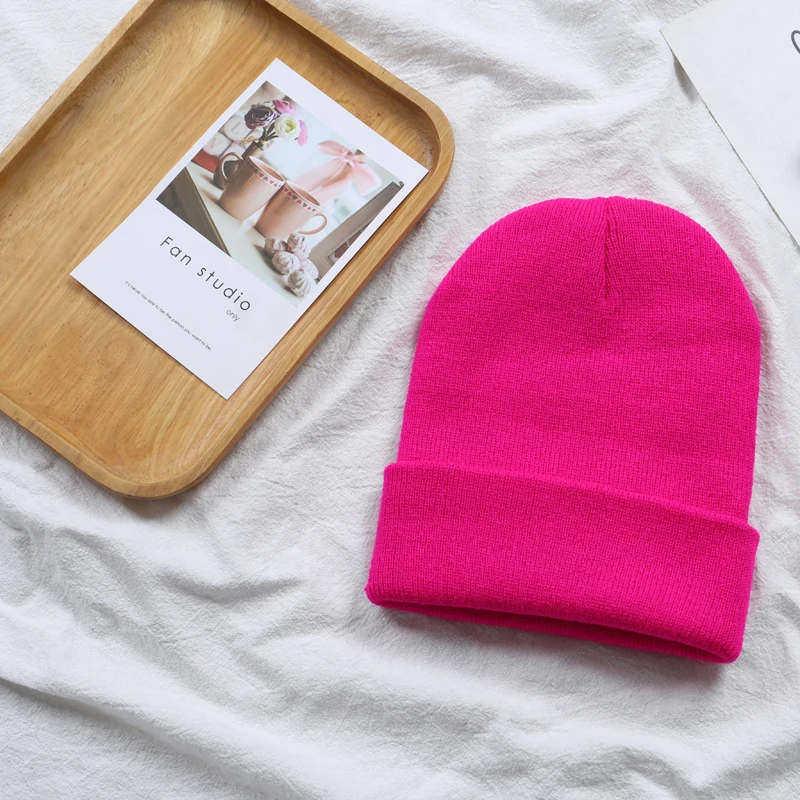Зимние шапки для женщин и мужчин шапки смешивание хлопок кепки в стиле хип-хоп теплая вязаная шапка мягкая Осенняя Skullies высокая эластичность