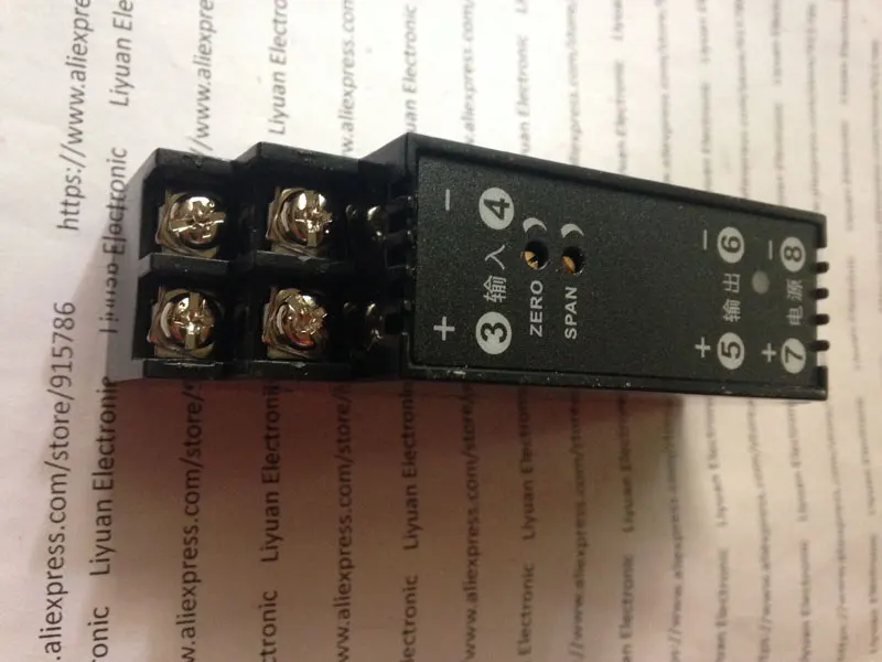 WS1521 DC Передатчик изоляции сигнала напряжения/4 20MA модуль преобразователя тока