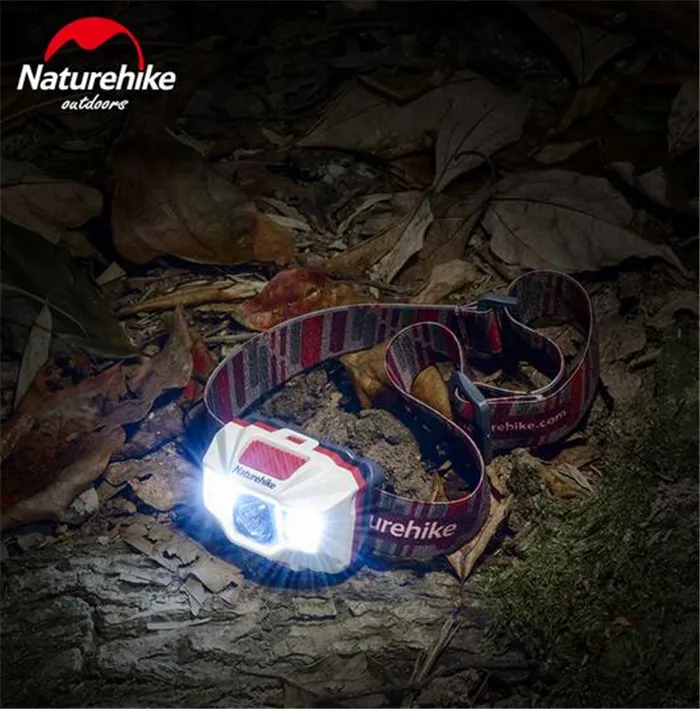 Водонепроницаемый налобный фонарь Naturehike походный Головной с зарядкой от USB