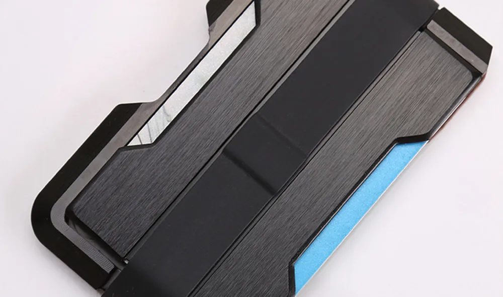 BISI GORO, кредитный держатель для карт, металлическая RFID алюминиевая коробка для карт, винтажная блокировка, Мини Магический бизнес кошелек для мужчин, Прямая поставка