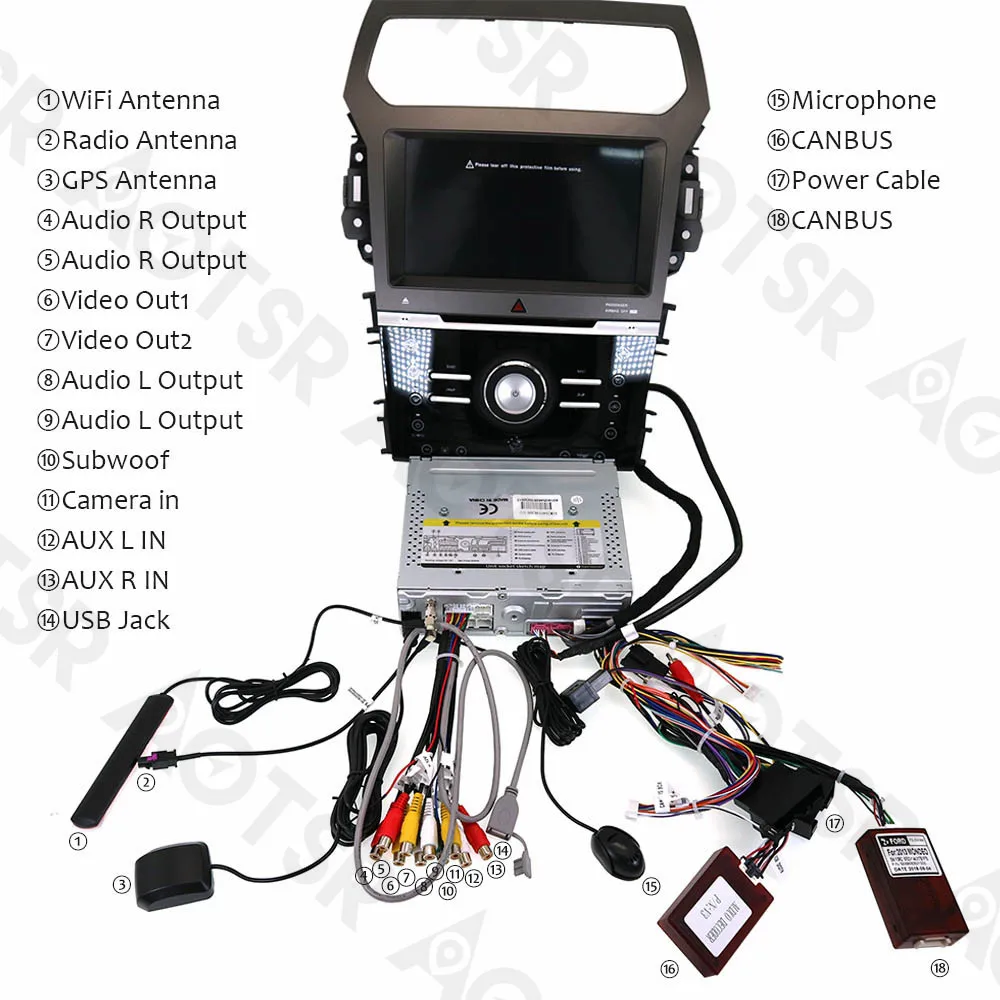 Android 8 0 4G ram автомобильный dvd радиоплеер для Ford Explorer 2011 2016 стерео gps навигатор