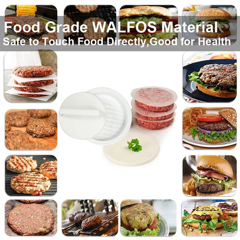 1 набор устройство для изготовления бургеров из мяса пластиковая пресс форма