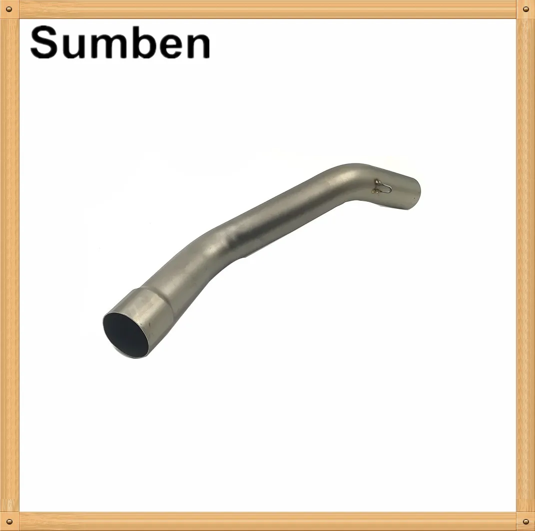 Выхлопная труба средней длины для мотоцикла соединитель Kawasaki Ninja ZX6R 2009 2018 / ZX10R 2008