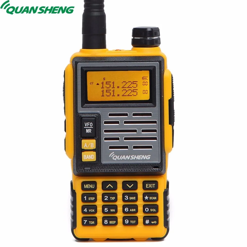 Портативная рация Quansheng Двухдиапазонная UHF VHF DTMF FM HF трансивер Диапазон действия 10