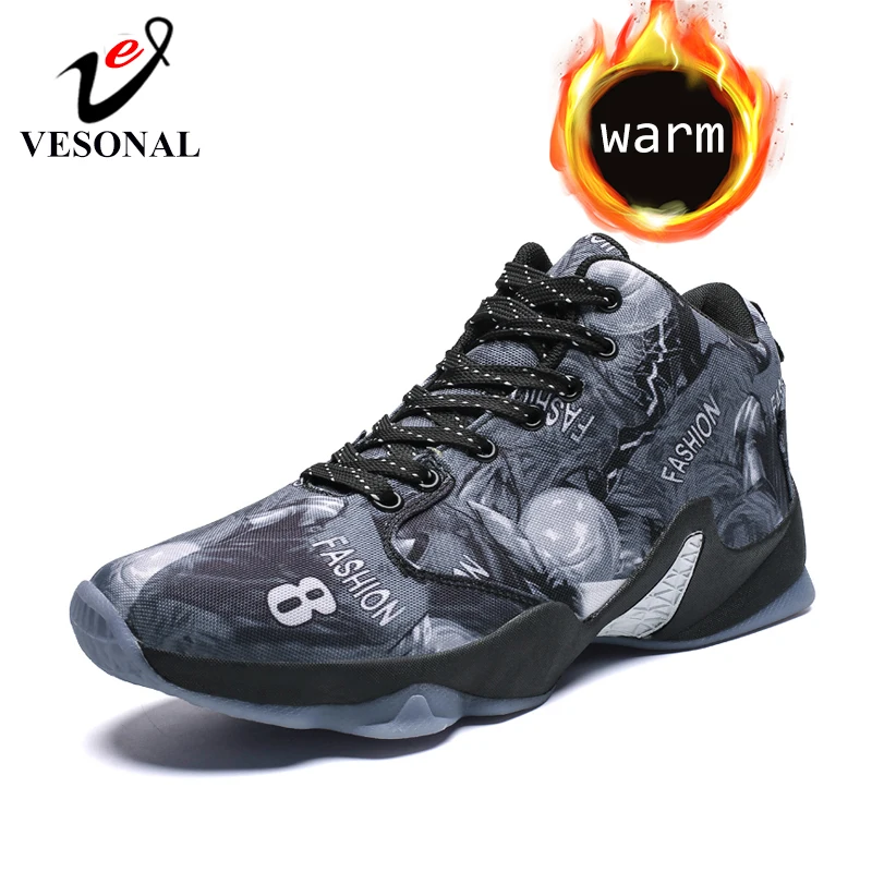 VESONAL 2019 Autumn Winter Sneakers Men Shoes Casual With Fur Plush Breathable Walking Male Comfortable | Обувь