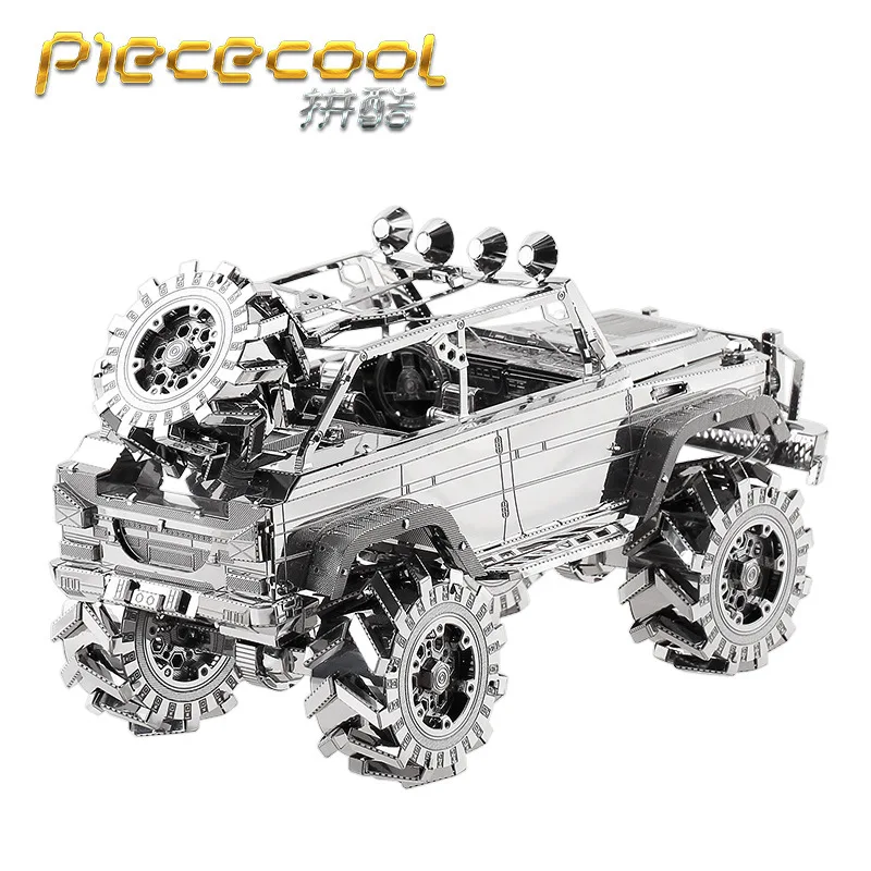 Автомобильные модели Piececool 3D металлические Nano Puzzle SUV внедорожники внедорожные