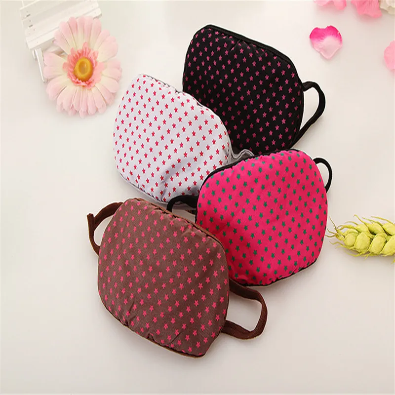 20 шт/бутик Мужская хлопковая маска зимняя двухслойная одноцветная утолщенная