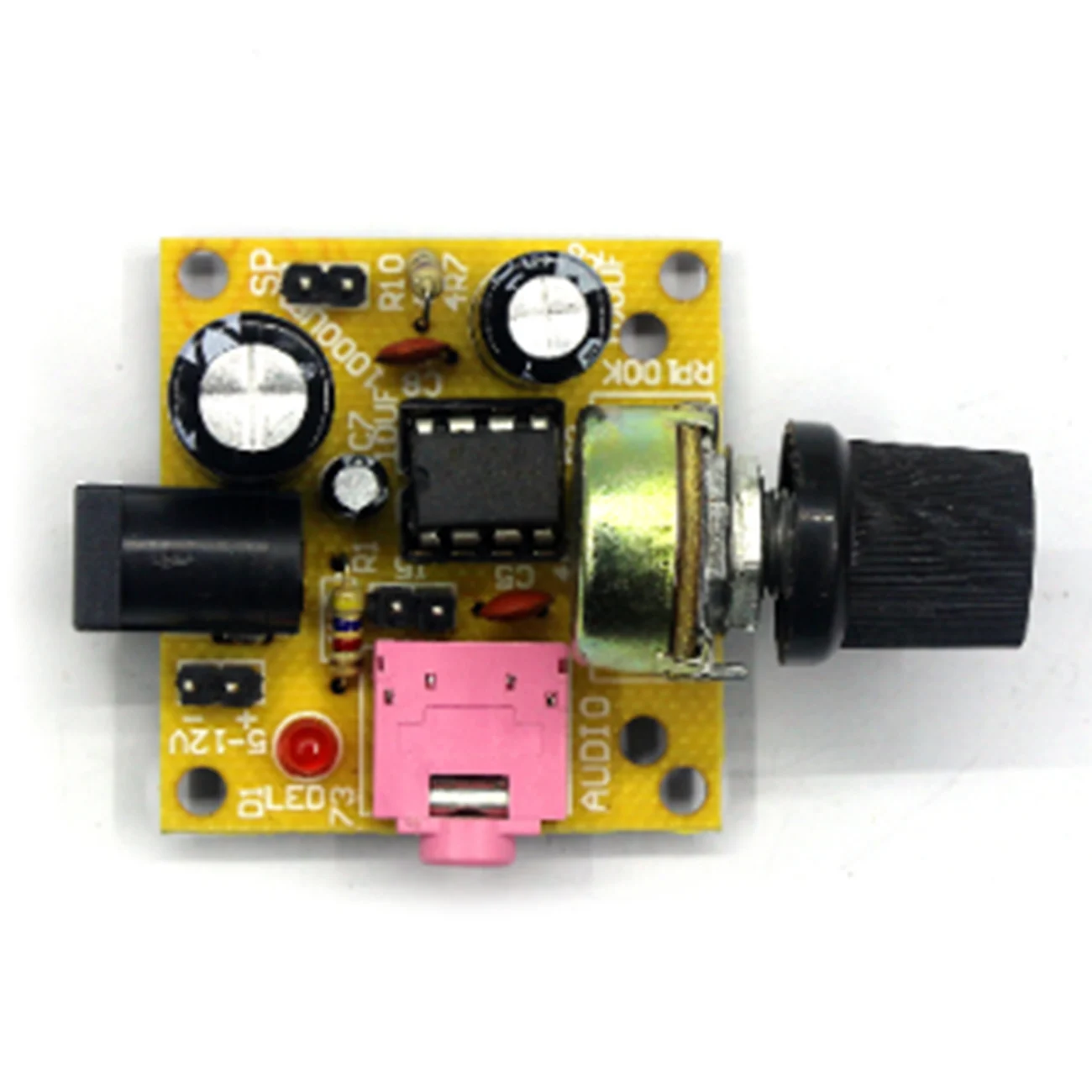 Интеллектуальный электронный DIY комплект LM386 супер мини аудио усилитель DIY Набор LM386 3,5 мм плата модуля усилителя 3-12 В