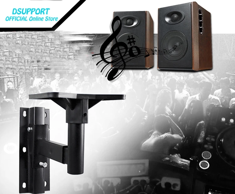 (1 шт.) сверхмощный кронштейн для динамика объемный держатель Нагрузка 30 кг 66