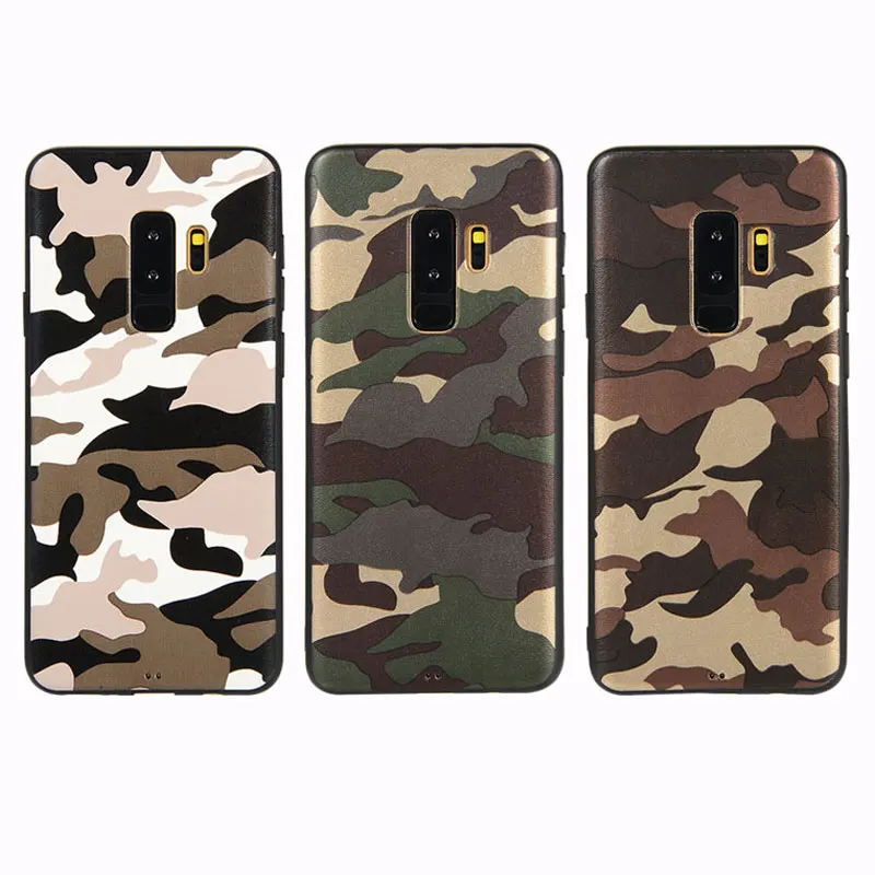 JIATEXIN камуфляж серии для samsung Galaxy S9 + Plus Мягкие TPU шаблон крышка Капа Fundas |
