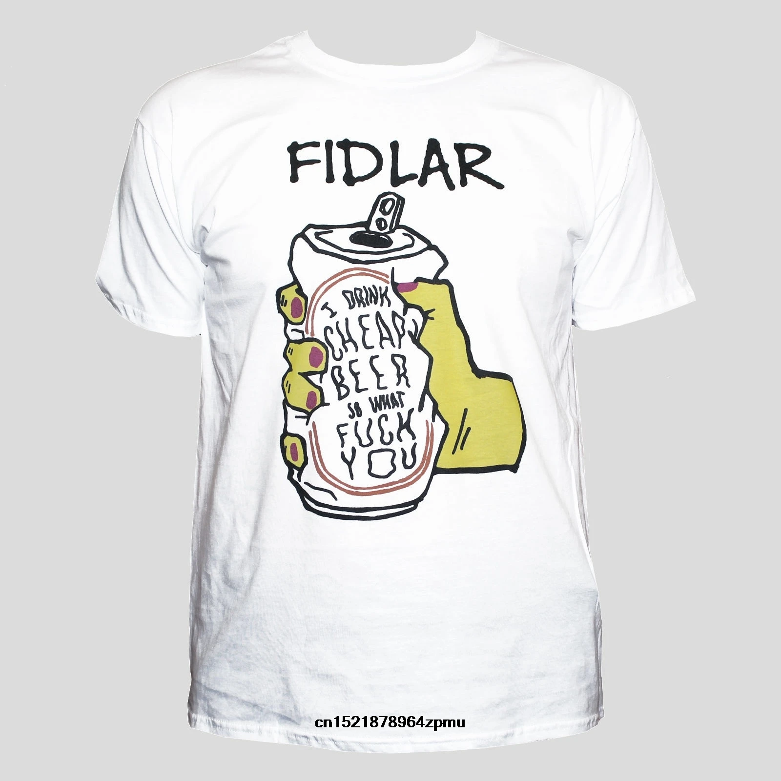 Мужская футболка Fidlar Skate Surf панк рок забавная новинка wo для мужчин|Мужские