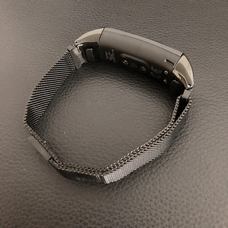 Миланский металлический ремешок для huawei Honor Band 4, магнитный браслет, браслет из нержавеющей стали, аксессуары