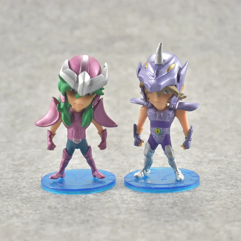 10 см 5 шт./лот Saint Seiya ПВХ фигурка игрушка Миф Ткань Shiryu Shun Hyoga Jabu аниме модель