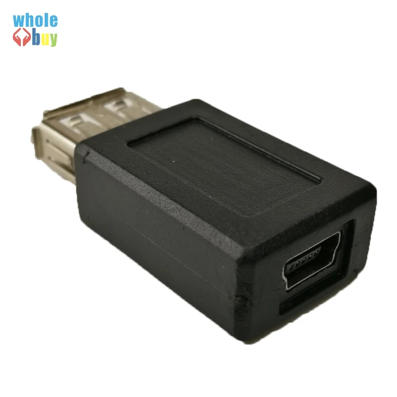 500 шт./лот горячая Распродажа черный Usb A 2 0 разъем мама к Мини B 5-контактный